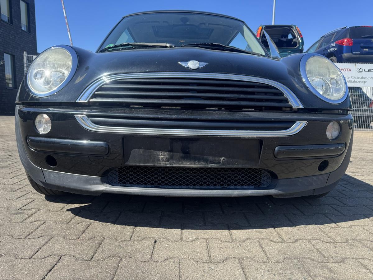 Mini Cooper R50 original Stossf&auml;nger Sto&szlig;stange vorn 668 Schwarz II Bj.2002